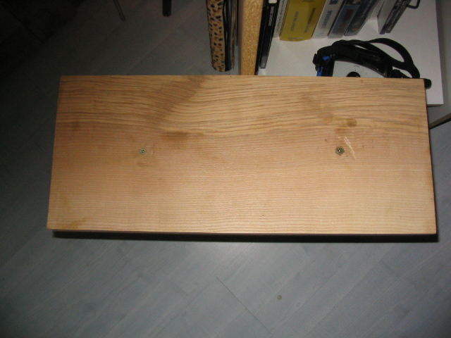 Le socle vu d'en dessous