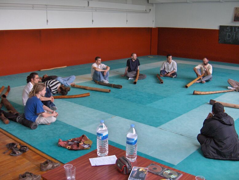 cours dans le dojo avec Phil