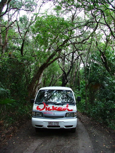 wicked campers, un bon moyen de se perdre!!!!!!