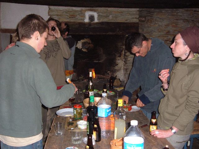preparation du repas du soir!