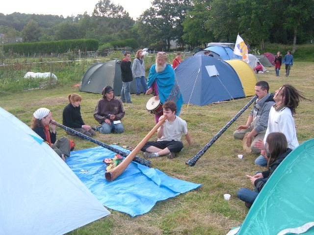 Ptit moment sympa à l'arrivée au camping!