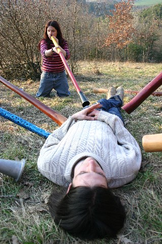 Séance de massage pour Fosty.
